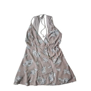Tobi Floral Wrap Mini Dress Size S